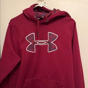 Under Armour Maroon Hoodie with Logo
